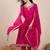 Pink women kurta pant dupatta set