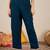 Blue women kurta pant dupatta set
