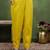 Yellow women kurta pant dupatta set