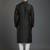 Black embroidery dupion silk kurta set