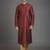 Maroon embroidery dupion silk kurta set