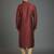 Maroon embroidery dupion silk kurta set