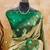 pista green  soft art silk blend banarasi jacuard work designer party wear saree with unstitched blouse piece