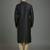 Black embroidery dupion silk kurta set