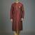 Maroon embroidery dupion silk kurta set