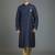 Navy embroidery dupion silk kurta set