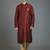 Maroon  embroidery dupion silk kurta set