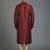 Maroon  embroidery dupion silk kurta set