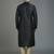 Black embroidery dupion silk kurta set