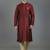 Maroon embroidery dupion silk kurta set