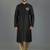Black embroidery dupion silk kurta set
