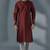 Maroon embroidery dupion silk kurta set