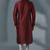 Maroon embroidery dupion silk kurta set