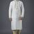 White embroidery dupion silk kurta set