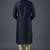 Navy embroidery dupion silk kurta set