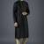 Black embroidery dupion silk kurta set