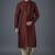 Maroon embroidery dupion silk kurta set