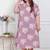 Doriyaan plus size womens lavender floral printed a-line maxi dress