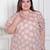 Doriyaan plus size womens puff sleeve pure cotton printed maxi dress
