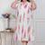Doriyaan plus size womens off white flower printed cotton flex maxi dress