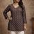 Trending floral digital print muslin silk tunic / stylish short kurti for grilish
