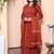  womens pure cotton animal printed straight kurta with palazzo & dupatta set