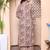  womens pure cotton straight floral printed kurta with palazzo-multicolor