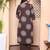  womens brown animal printed kurta with palazzo