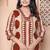  womens brown pure cotton kurta with palazzo set