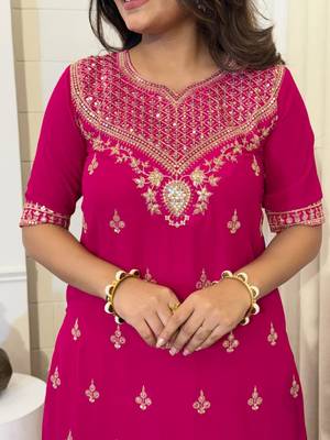 Pink festive suit 2
