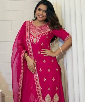 Pink festive suit 4