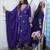 Purple anarkali suit
