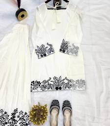 White & black floral set