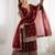 Maroon heavy embroidered sharara set