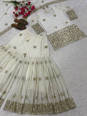 White gold sharara set 3