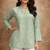 Trending floral digital print muslin silk tunic / stylish short kurti for grilish
