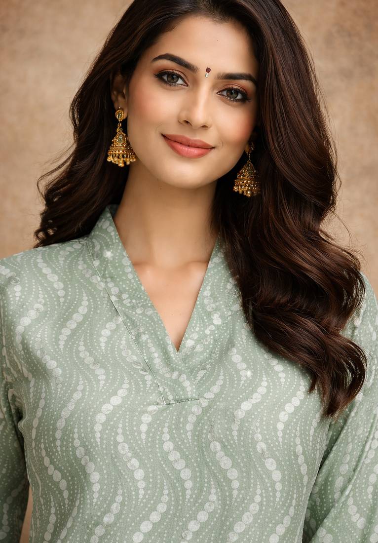 Trending floral digital print muslin silk tunic / stylish short kurti for grilish