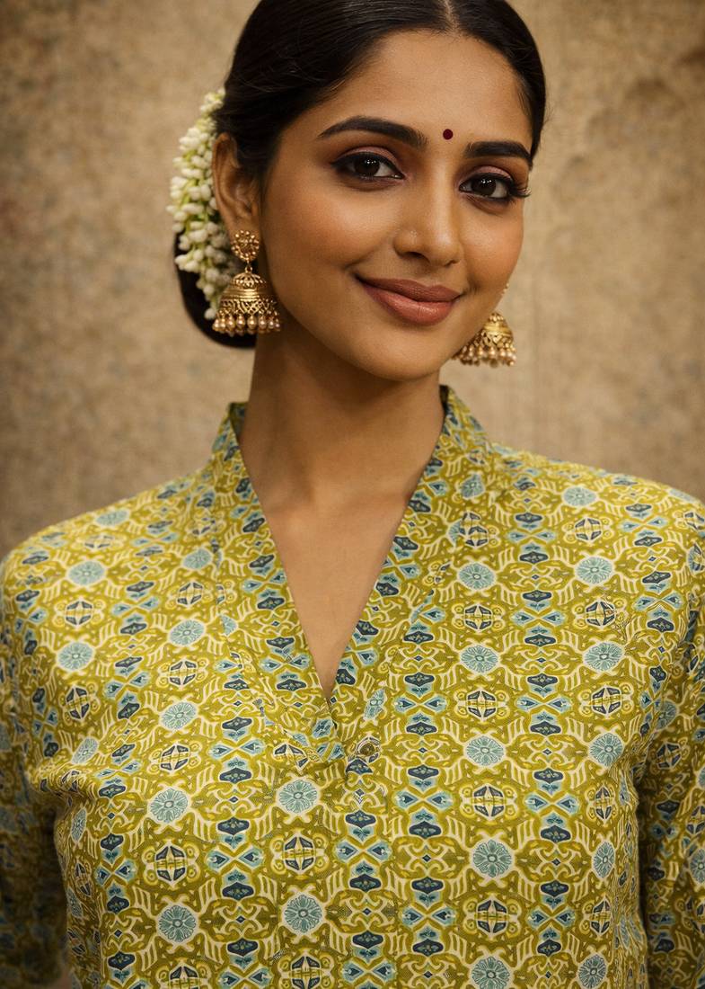 Trending floral digital print muslin silk tunic / stylish short kurti for grilish