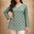 Trending floral digital print muslin silk tunic / stylish short kurti for grilish