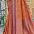 rust orange soft silk blend woven work traditional saree
