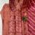 Maroon Color Beautiful handwork Zarna Silk Kurti pant Set.