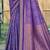 purple soft silk blend woven work traditional saree