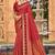 red soft silk blend woven work traditional saree