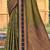 mehendi green soft silk blend woven work traditional saree