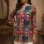 Trending floral digital print muslin silk tunic / stylish short kurti for grilish