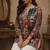 Trending floral digital print muslin silk tunic / stylish short kurti for grilish