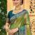Sangam prints leaf green soft silk woven work traditional saree