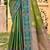 Sangam prints leaf green soft silk woven work traditional saree