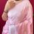 pink soft art silk banarasi saree with blouse 