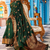 green soft art silk banarasi saree with blouse 